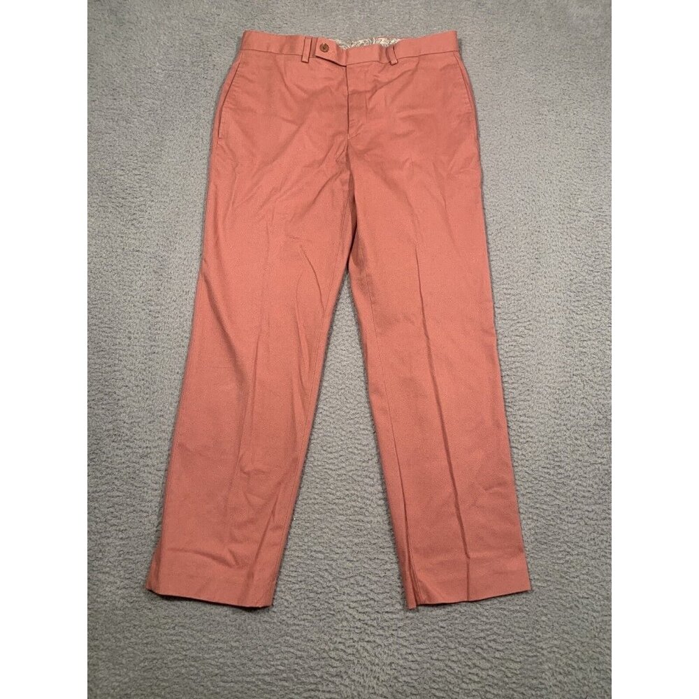 Lauren Ralph Lauren Chino‎ Pants Salmon Straight Knit 100% Cotton 32x30